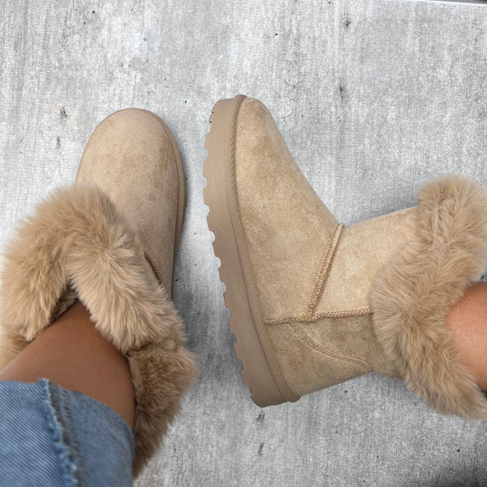 STIVALETTI WINTER BEIGE