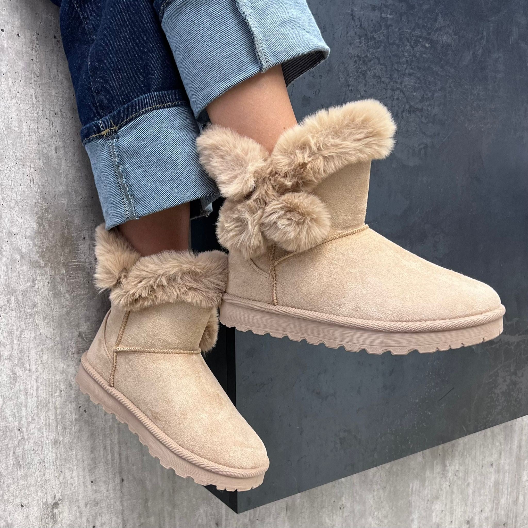 STIVALETTI WINTER BEIGE