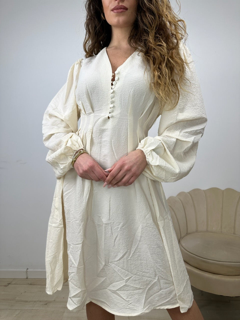 DRESS FELY BEIGE