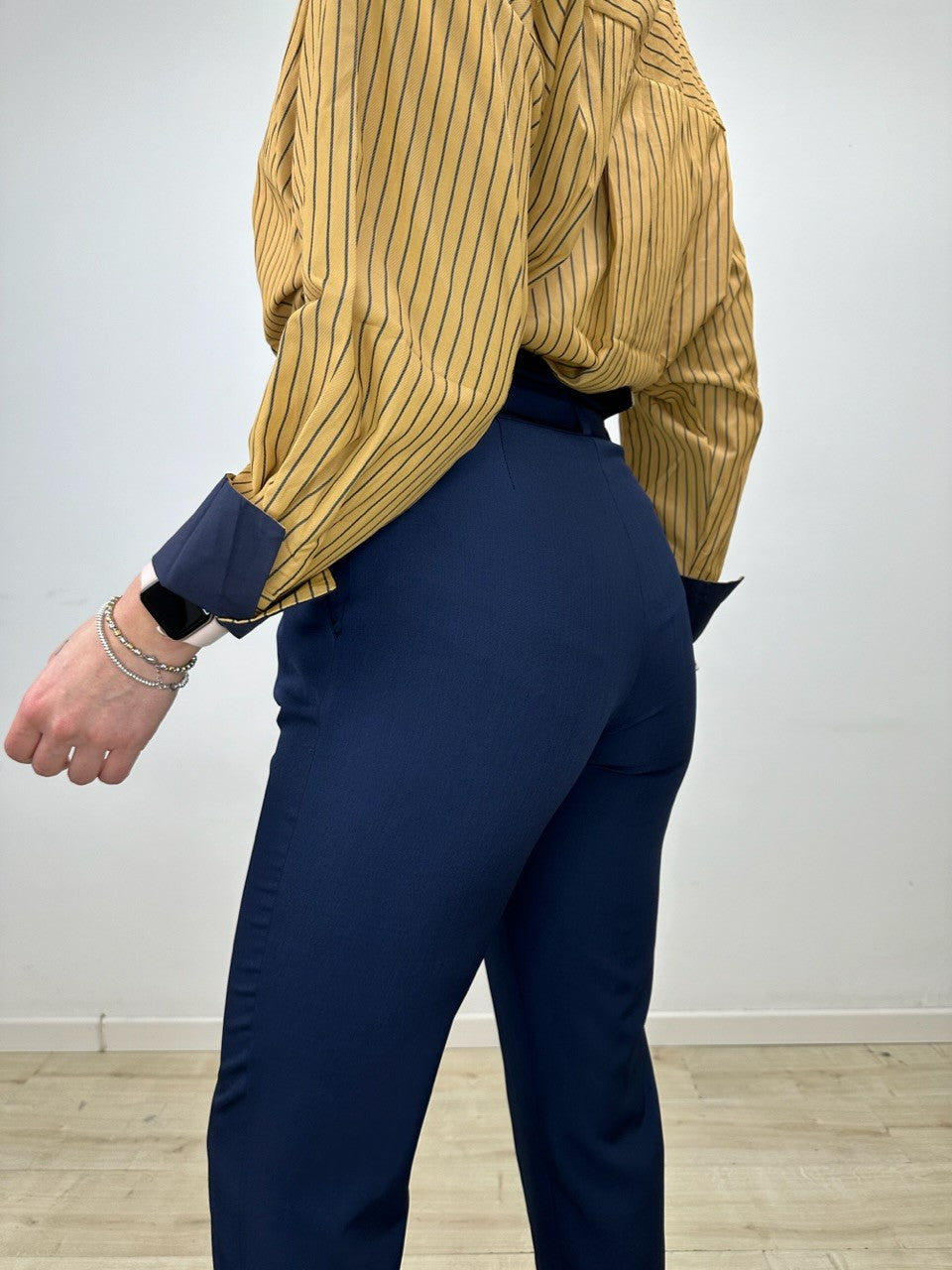 PANTALONI SVEVA BLU