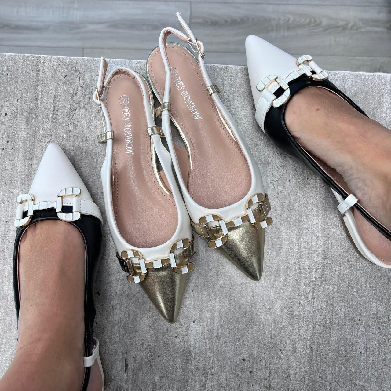 SLINGBACK CARLA NERO