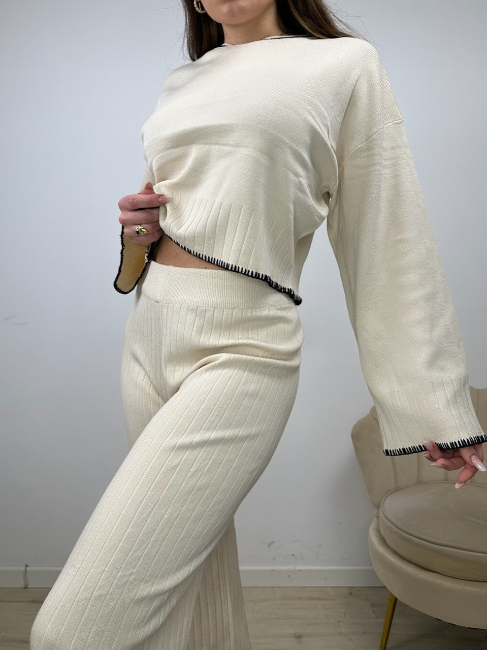 CO ORD SET MICOL BEIGE