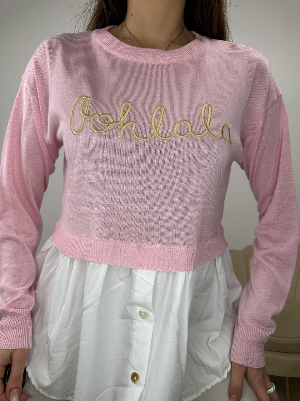 PULL PRIMAVERILE OHLALA ROSA
