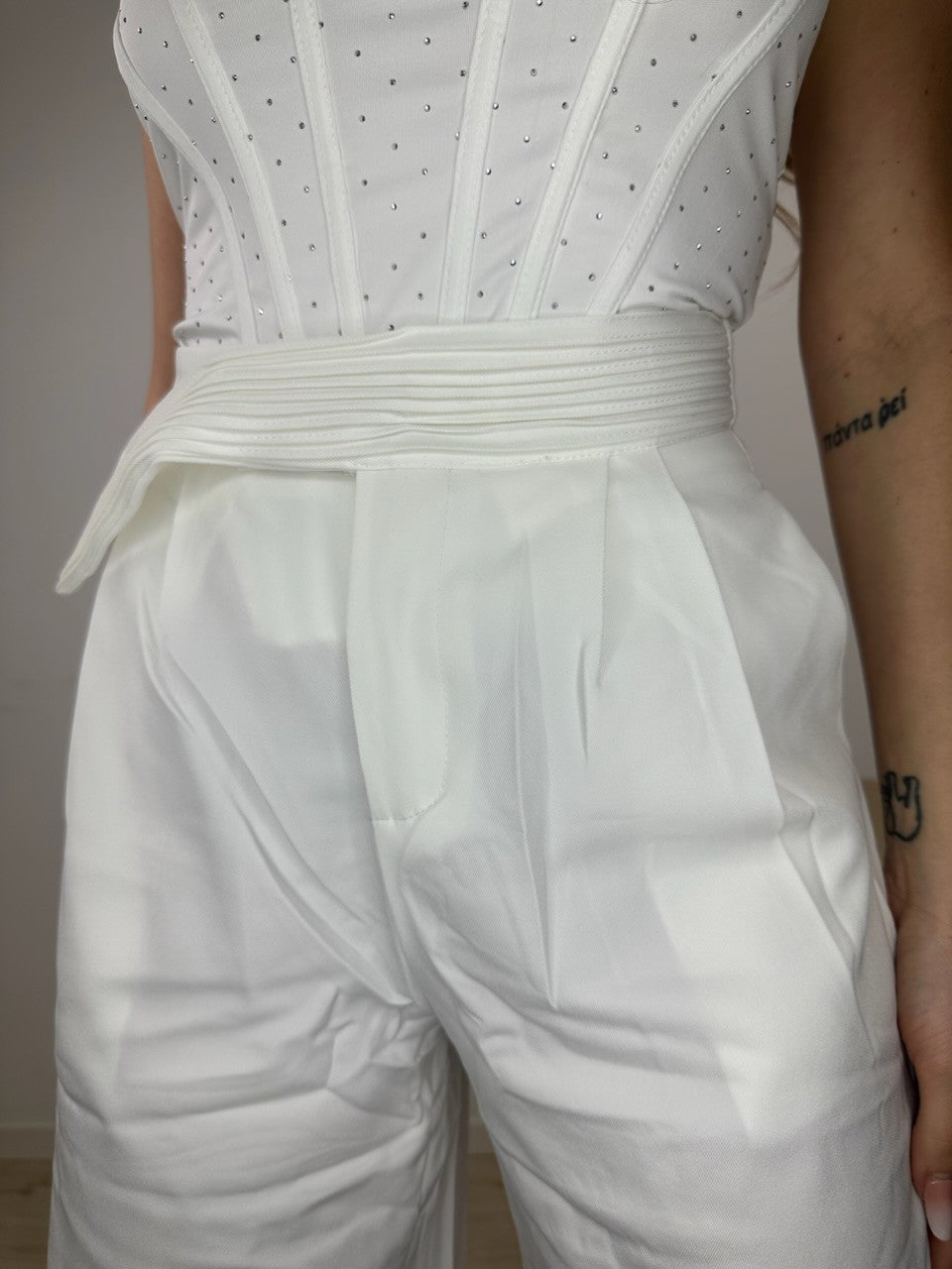 PANTALONI ALEXIA BIANCO