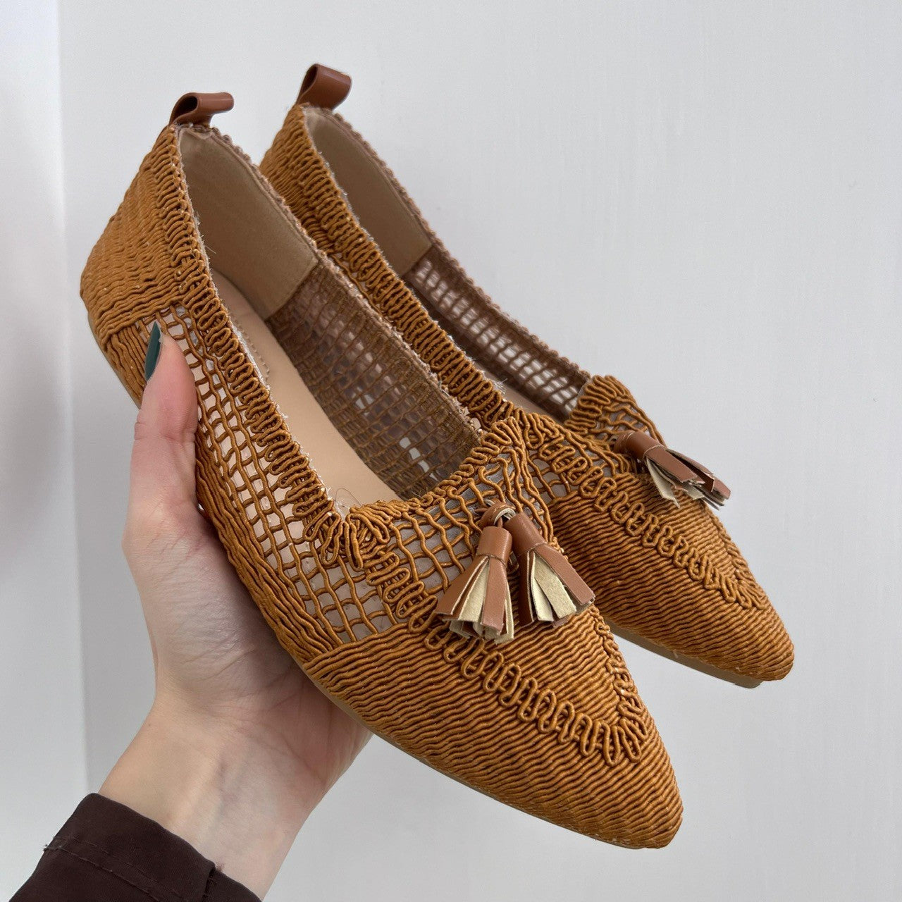 MOCASSINI UNCINETTO FARY CAMEL