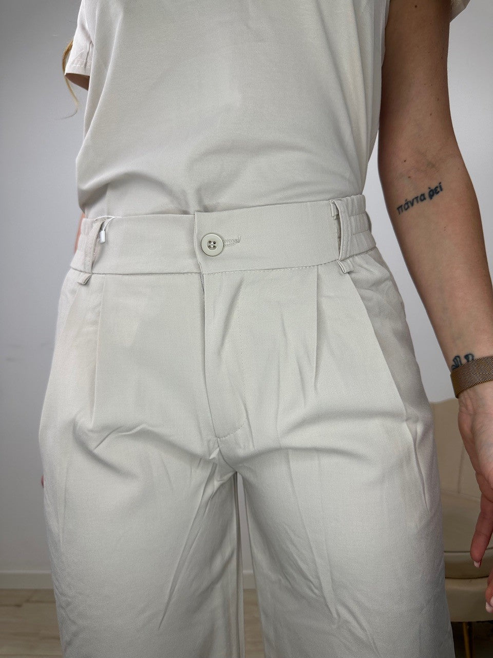 PANTALONI CECILIA BEIGE