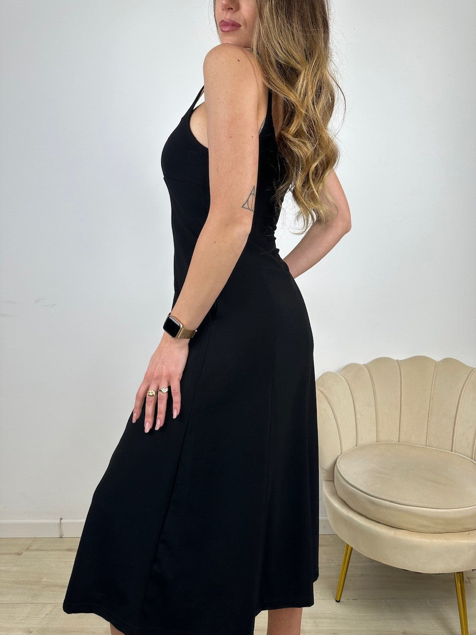 DRESS SOFIA TOPQUALITY NERO