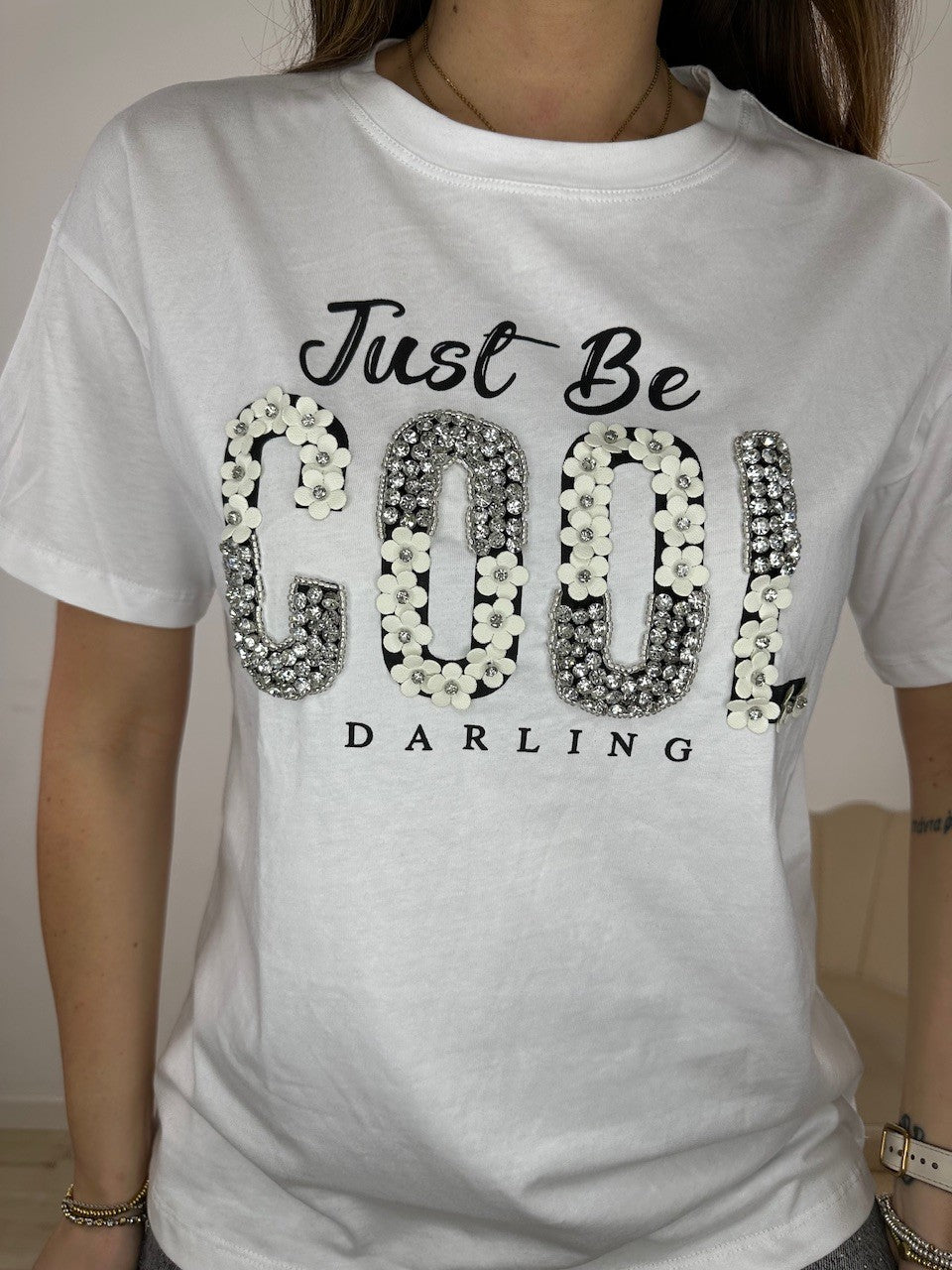 T-SHIRT COOL BIANCO/NERO