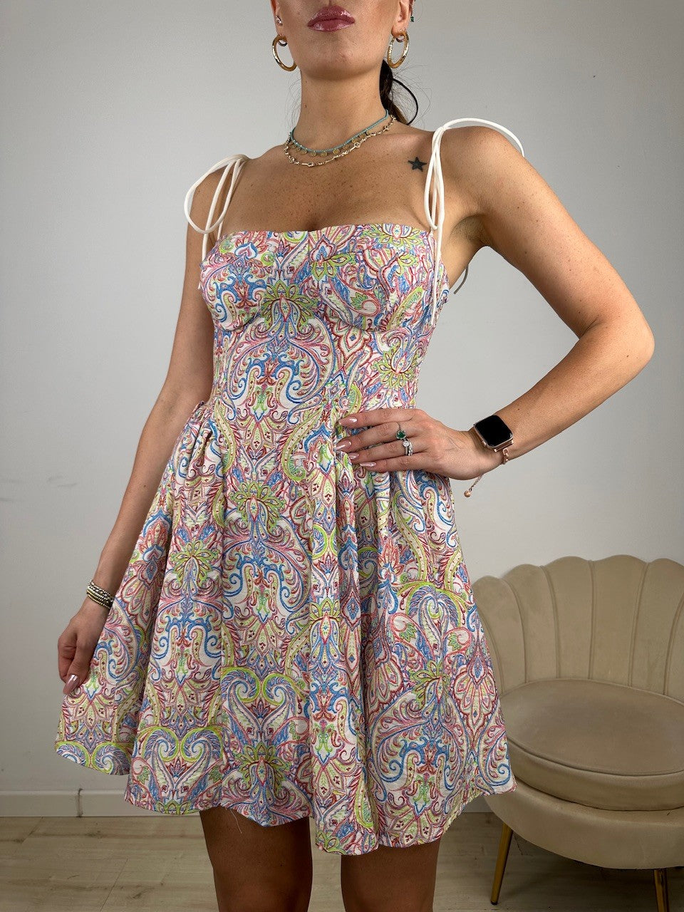 DRESS SISSY FANTASIA ASTRATTA