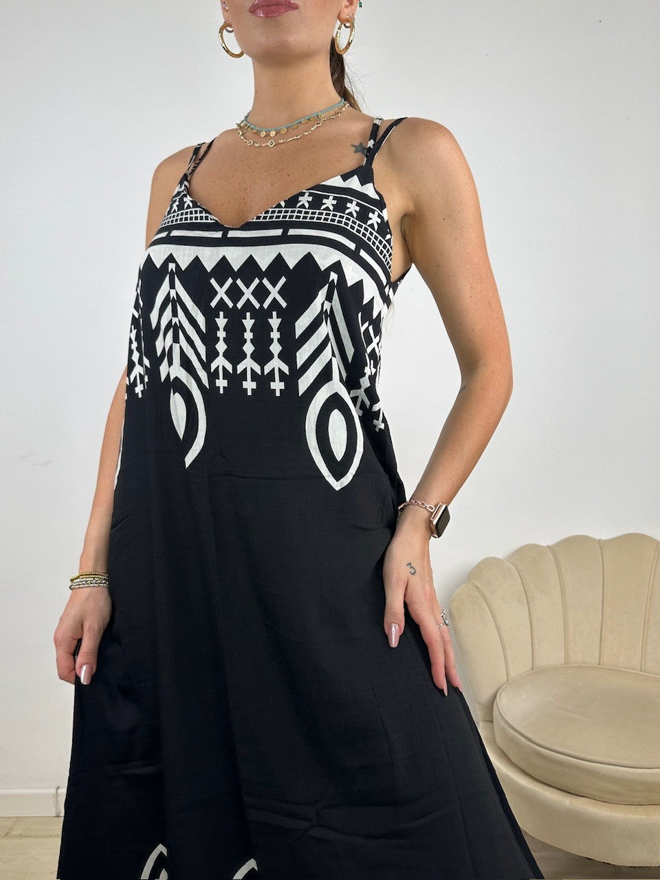 LONG DRESS KIMBLY NERO