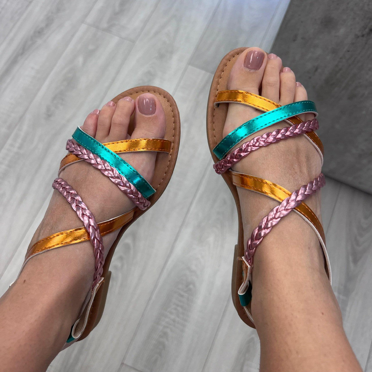 SANDALI DALY ARANCIO