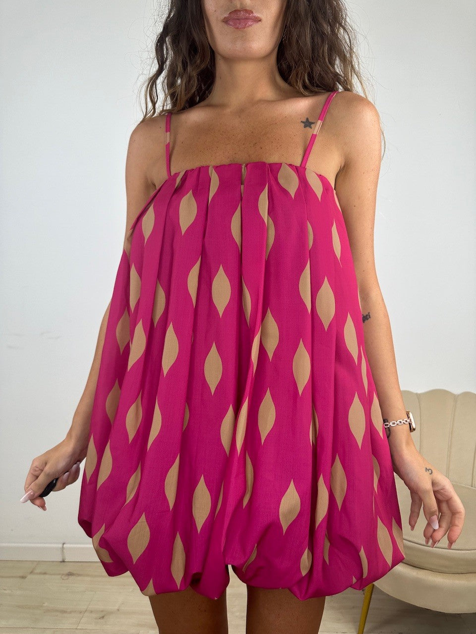 DRESS LUMINA LUCKY FUCSIA