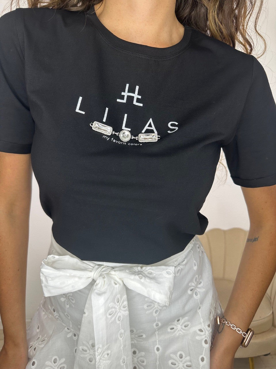 T-SHIRT LILIAS NERA