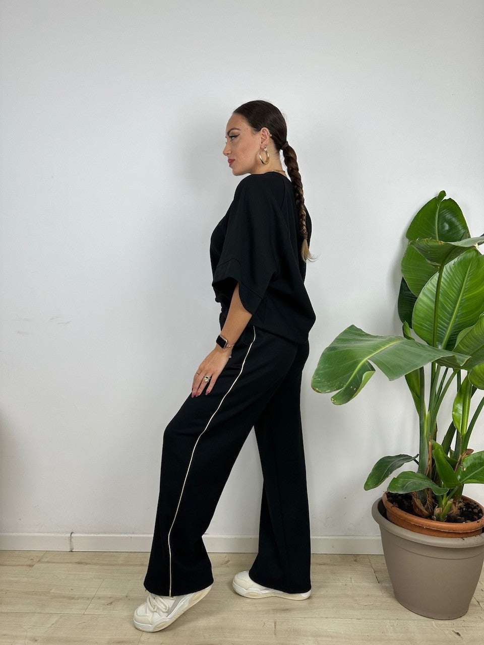 PANTALONI GOLY LUMINA NERO