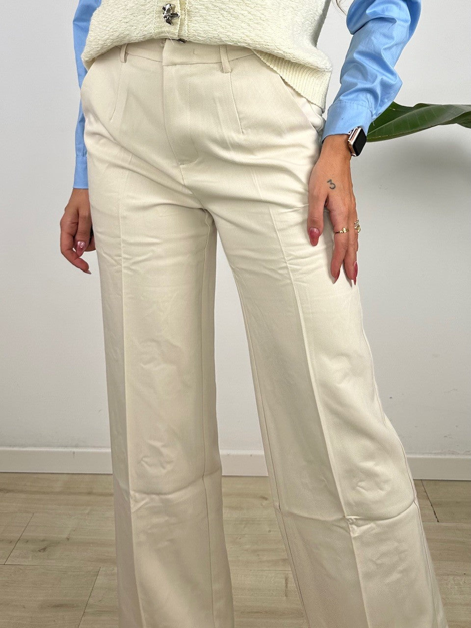 PANTALONI FULL LENGHT BURRO