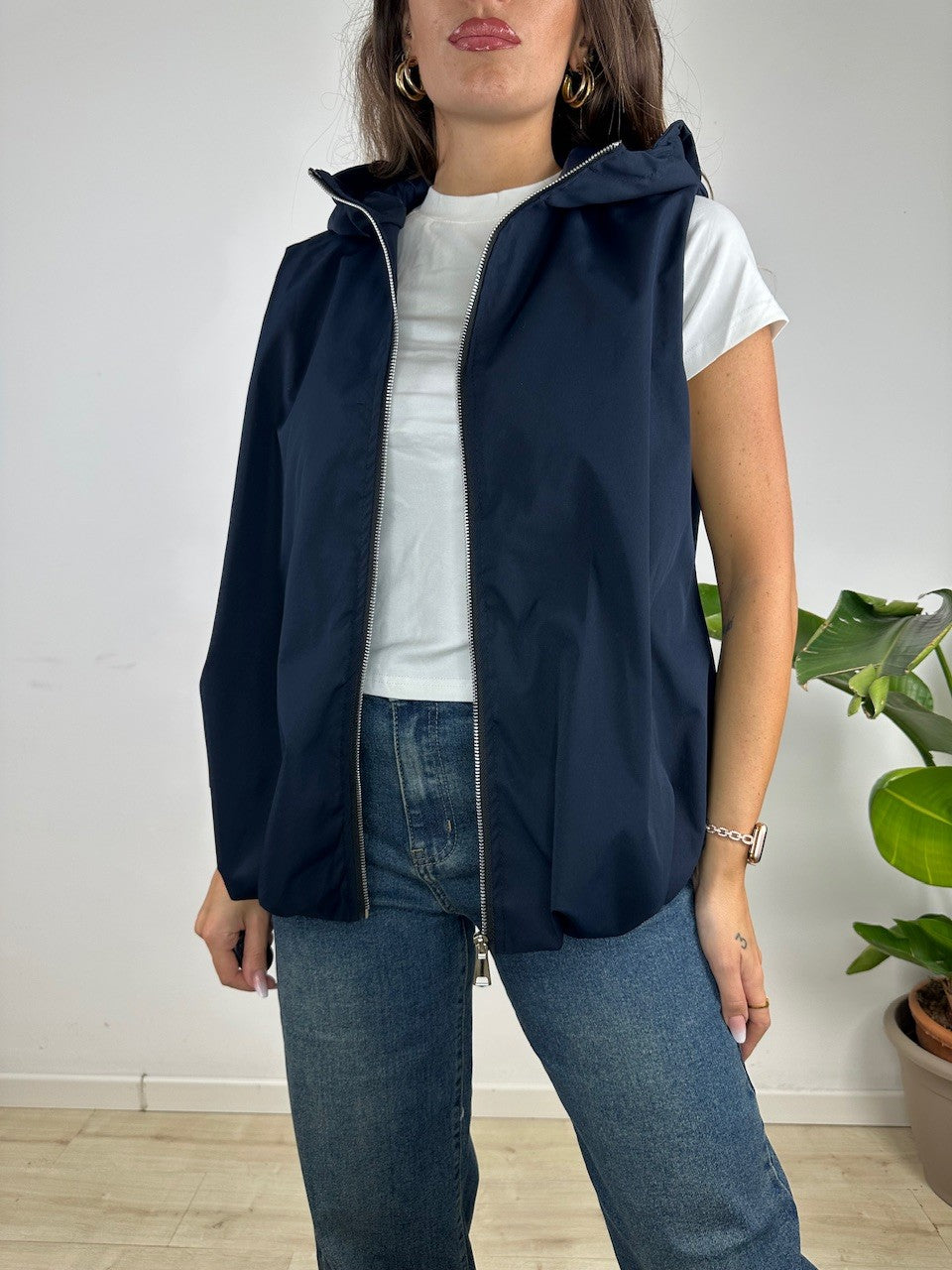BOMBER SMANICATO GIMMY BLU