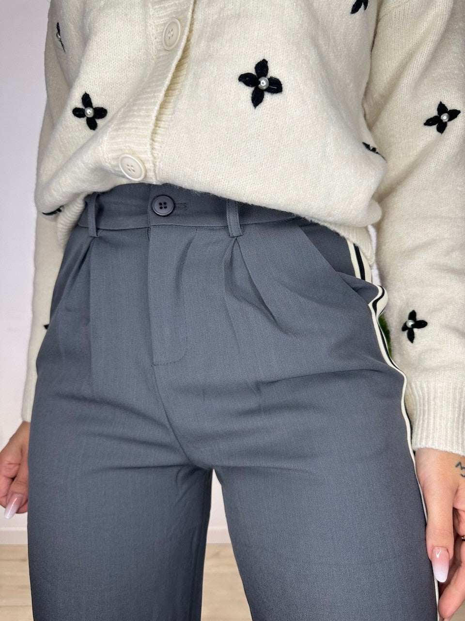 PANTALONI LOLA GRIGIO