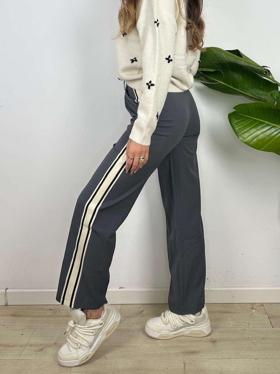 PANTALONI LOLA GRIGIO