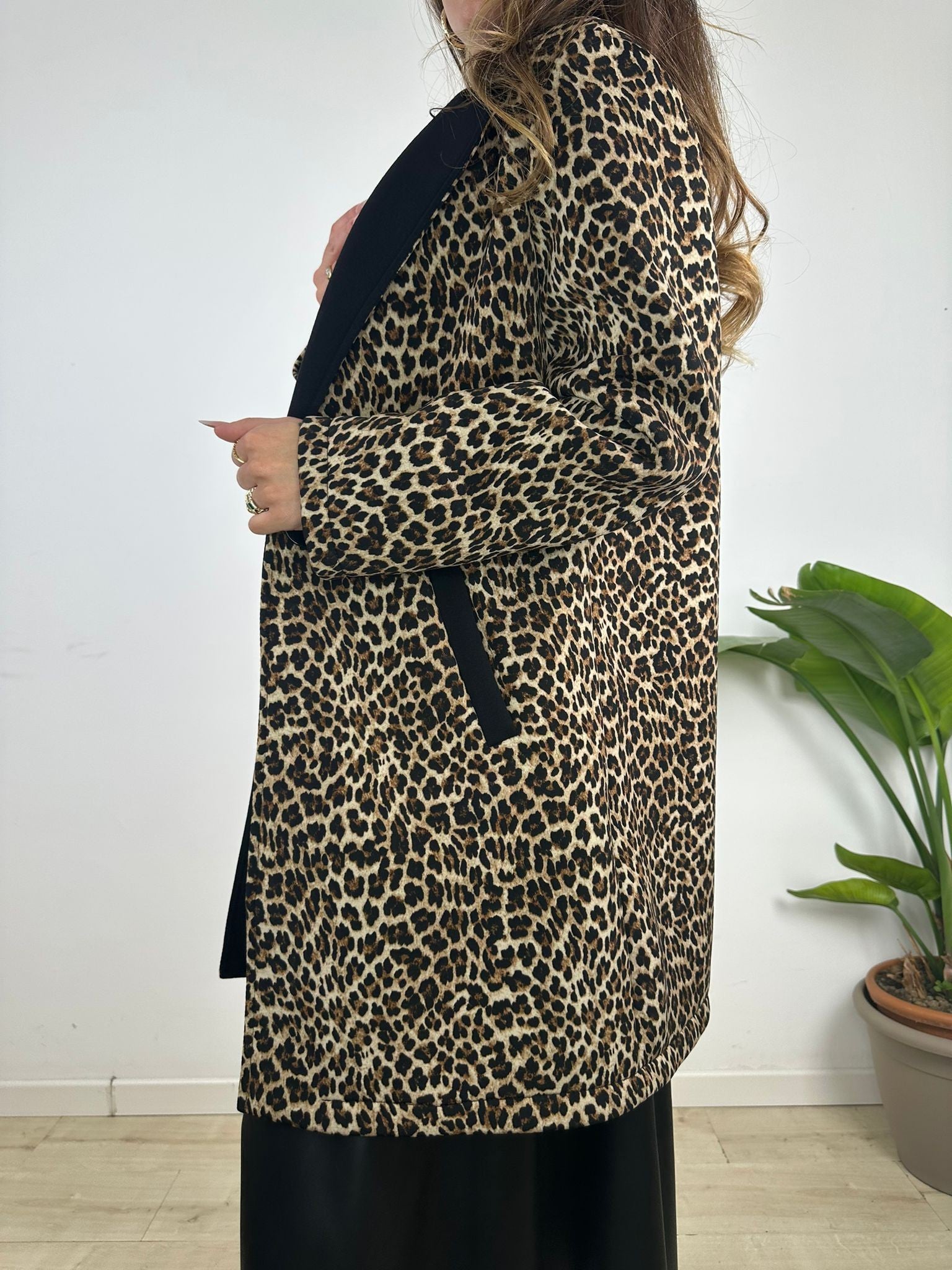 GIACCA LUNGA MACULATA