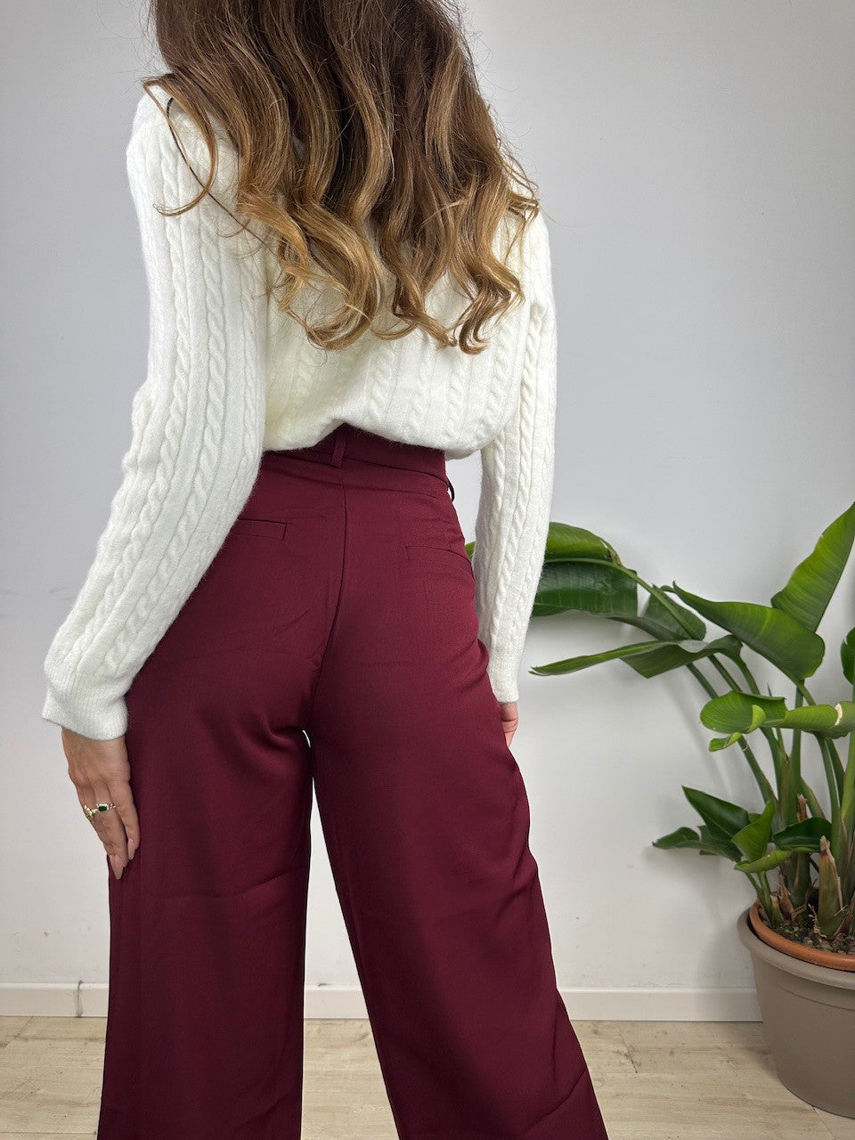 PANTALONI ROBBY BORDEAUX