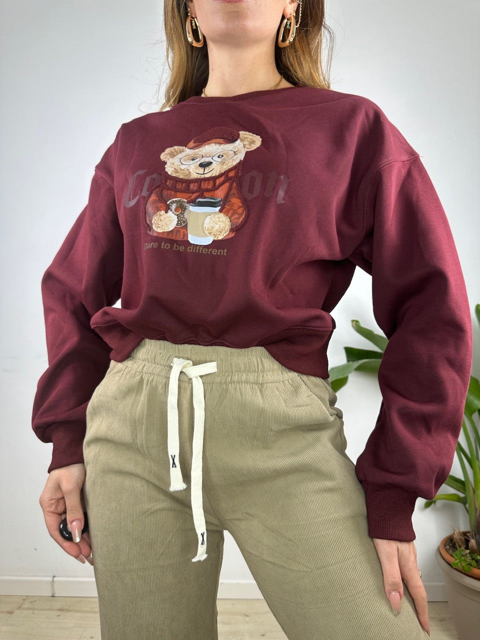 PANTALONI JOGGERS COSTINE BEIGE