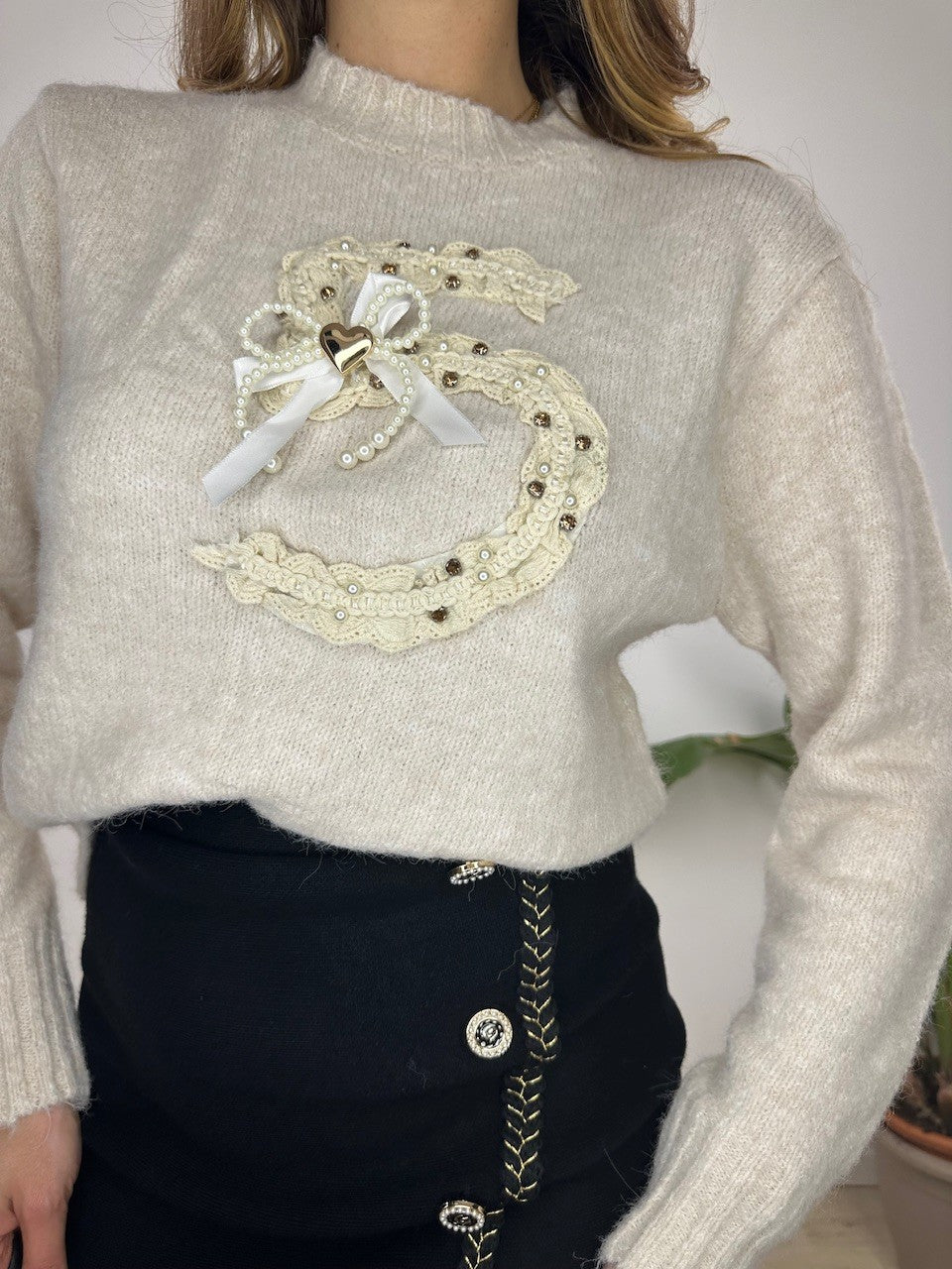 PULLOVER CAMILLA BEIGE