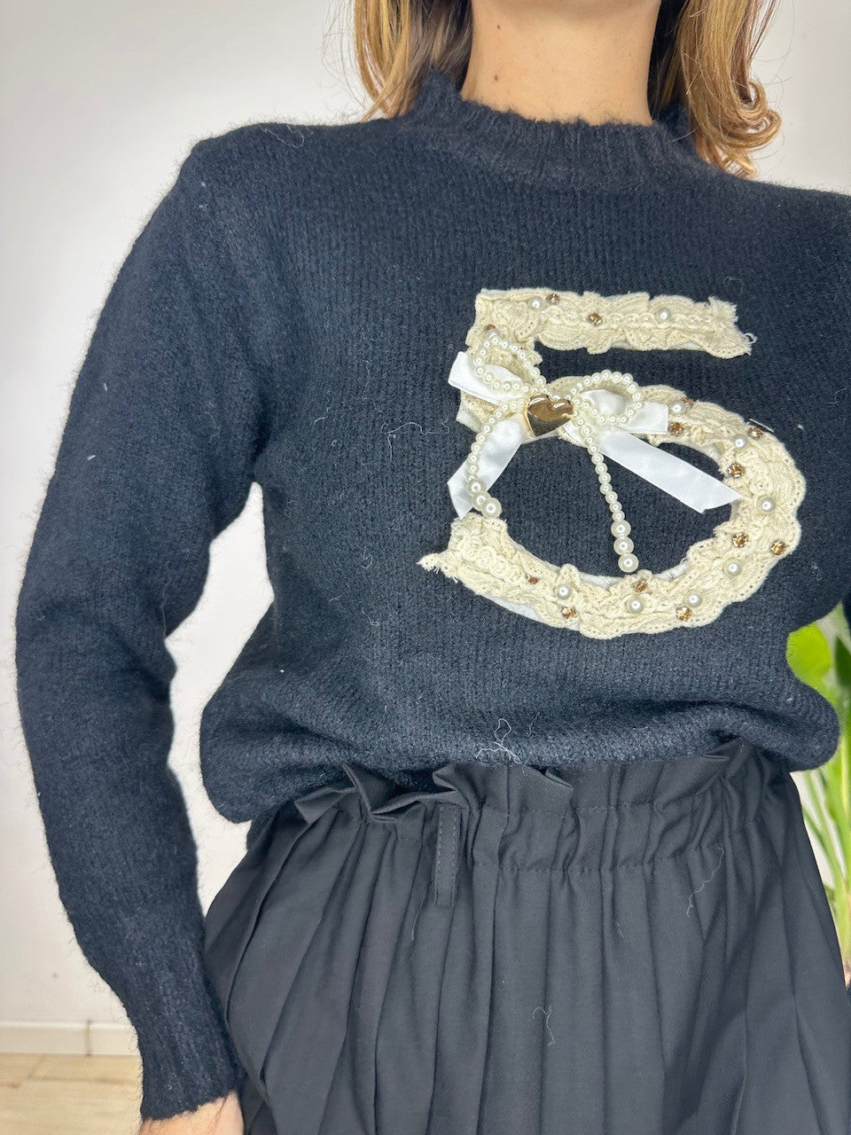 PULLOVER CAMILLA NERO