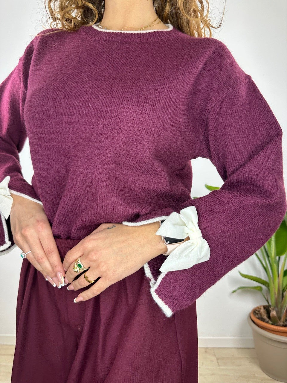 PULLOVER CHARME BORDEAUX