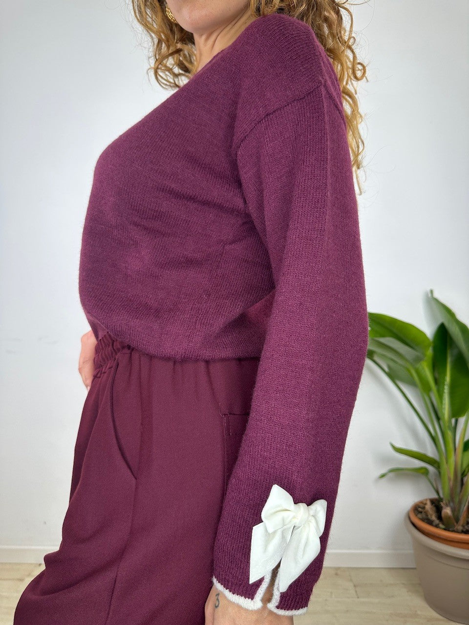 PULLOVER CHARME BORDEAUX