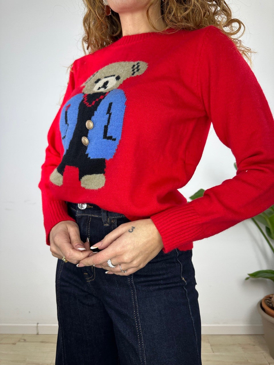 PULLOVER URSULA ROSSO