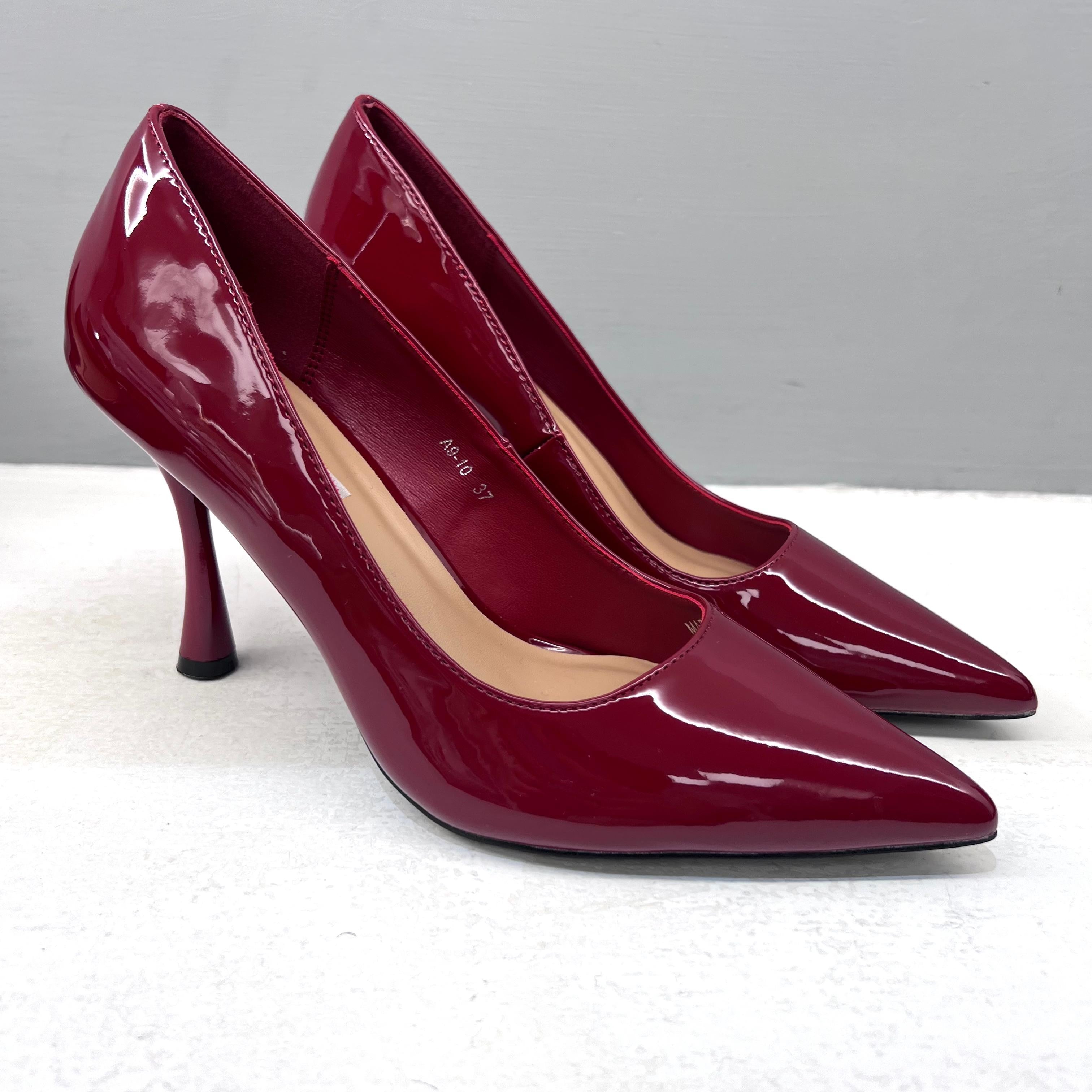 DECOLLETE LUCIDO ROSSO