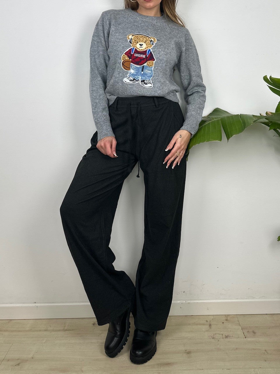 PANTALONI KLARA NERO