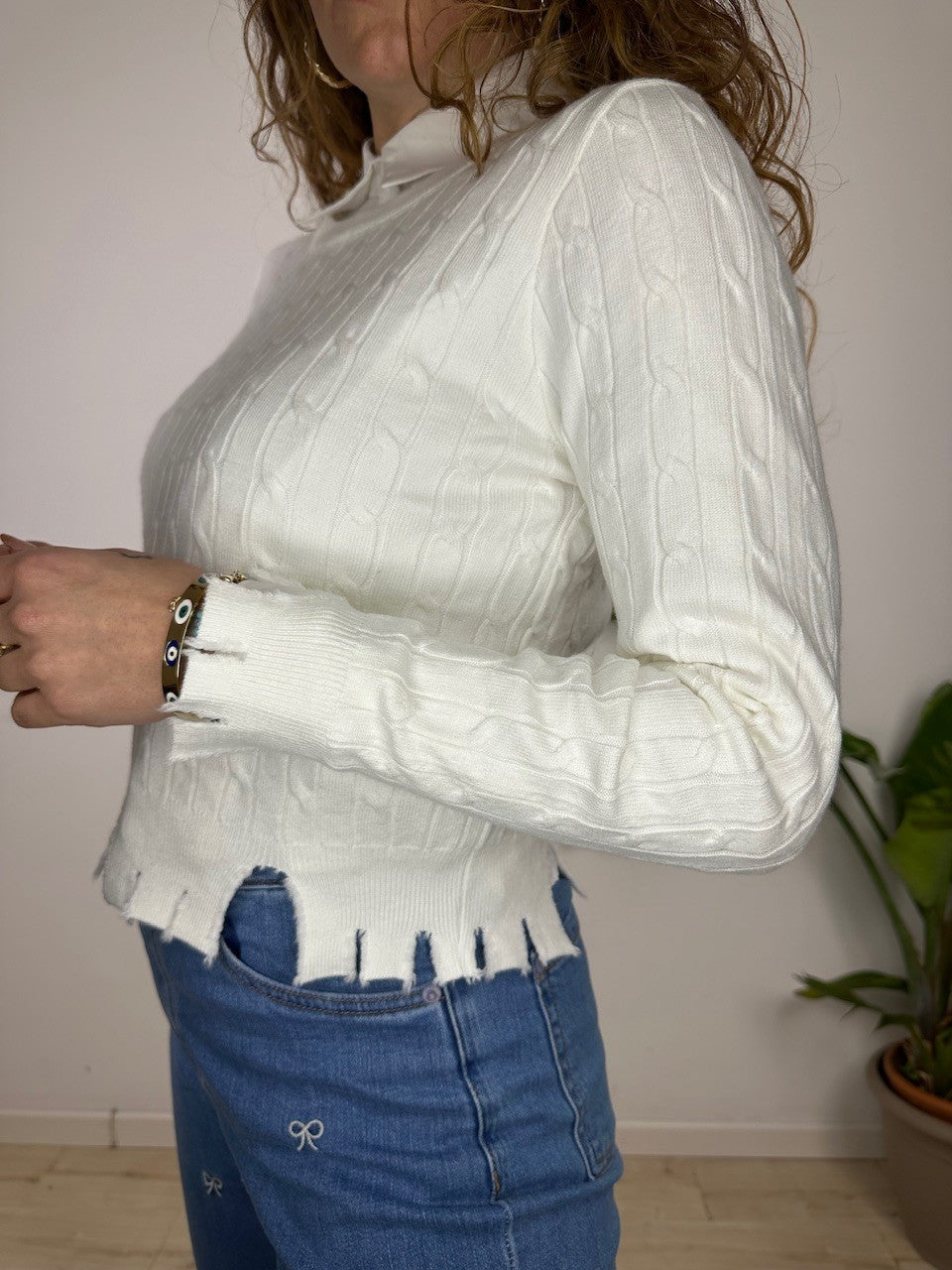 PULLOVER LISAY BIANCO