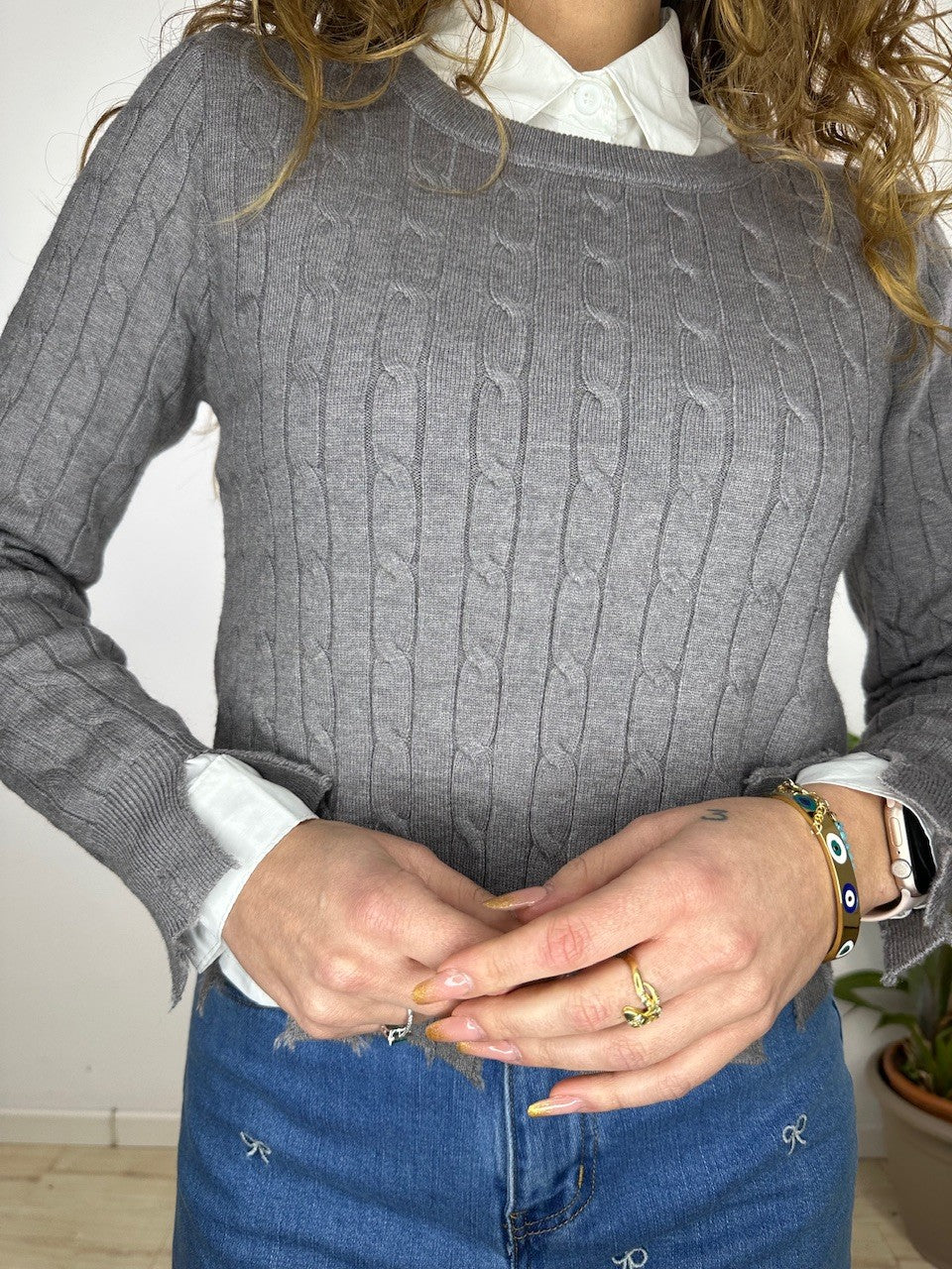 PULLOVER LISAY GRIGIO