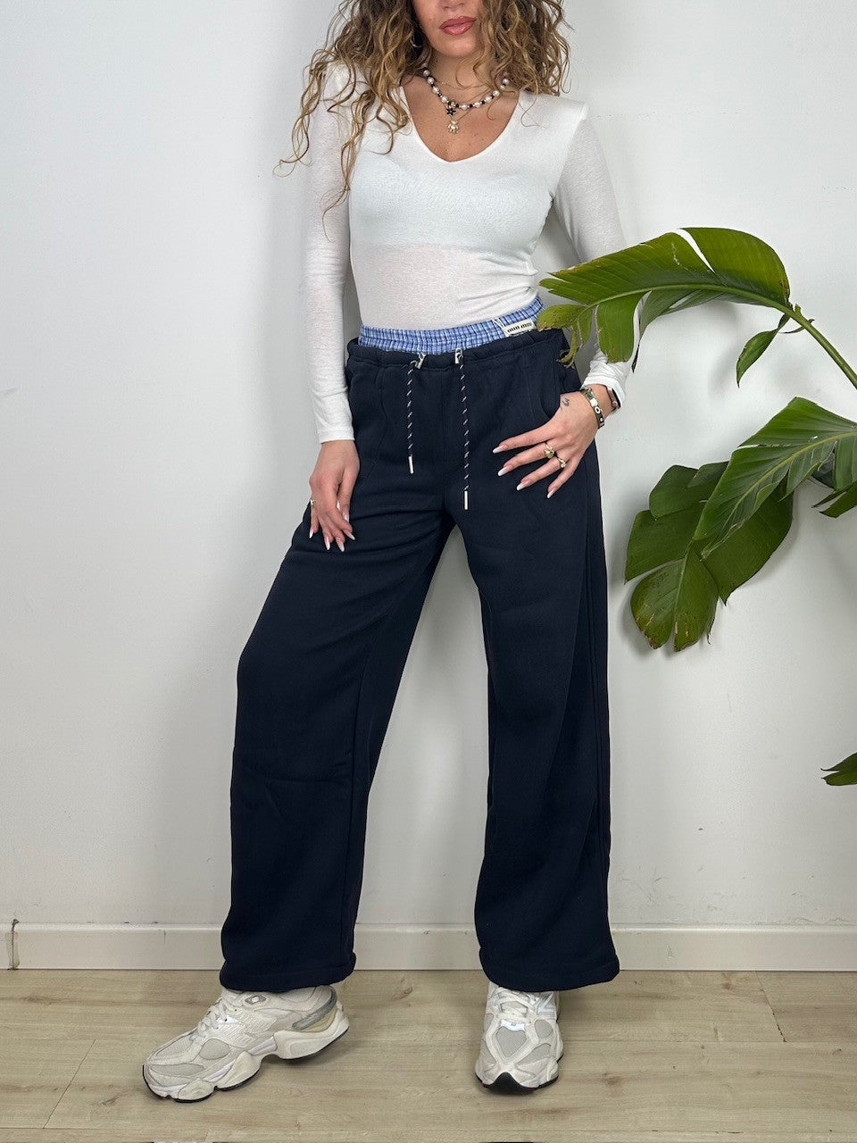 PANTALONI TUTA KERA BLU