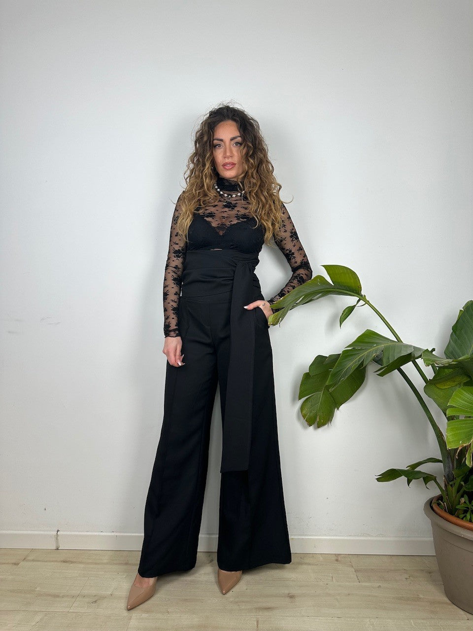 PANTALONI JEMMA NERO