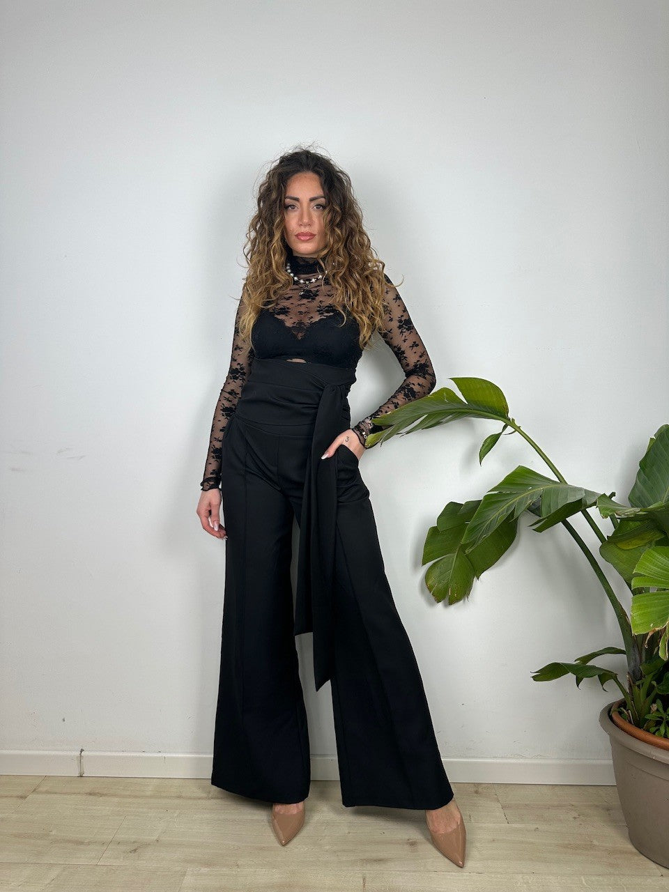 PANTALONI JEMMA NERO