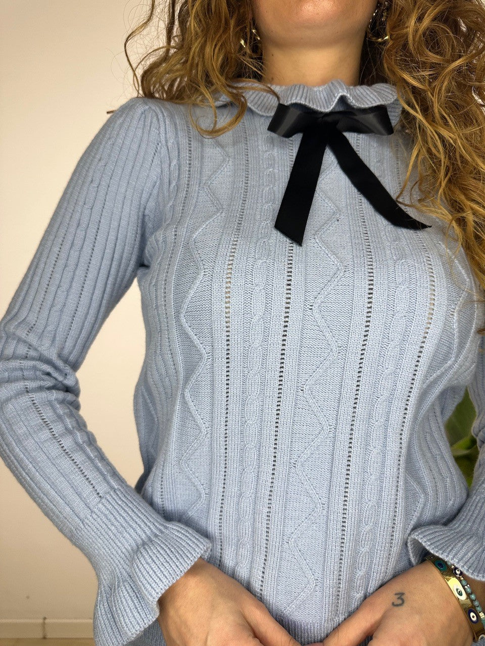 PULLOVER KRIS SUPERPROMO AZZURRO