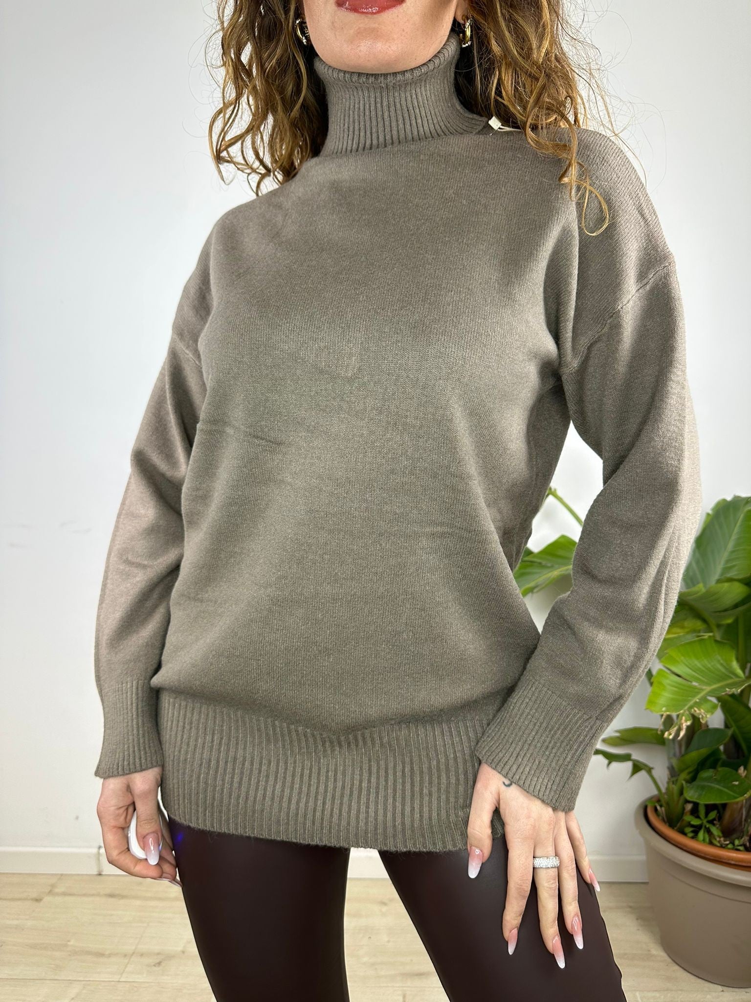 PULLOVER WINTER MARRONE