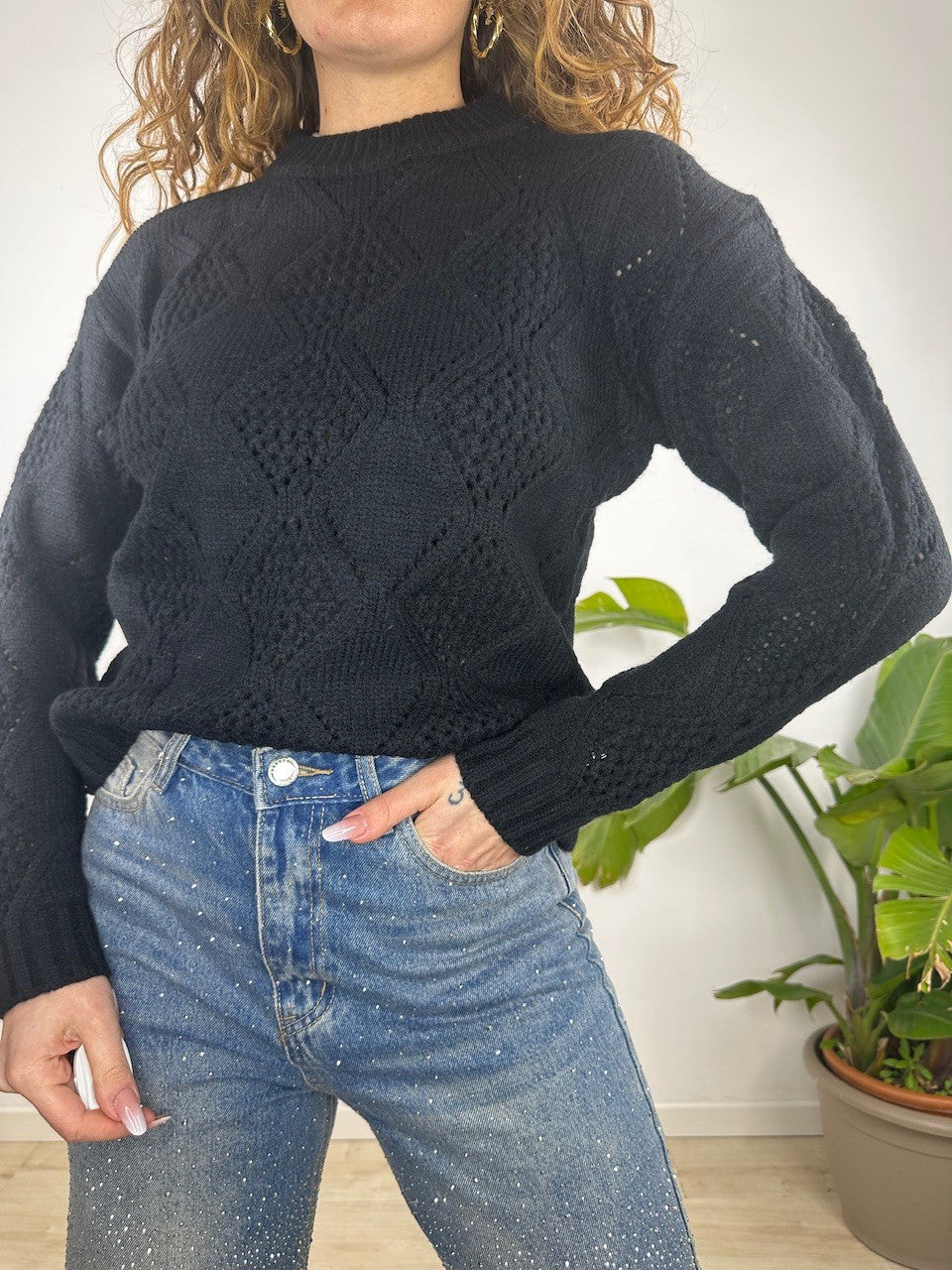 PULLOVER ALBY NERO
