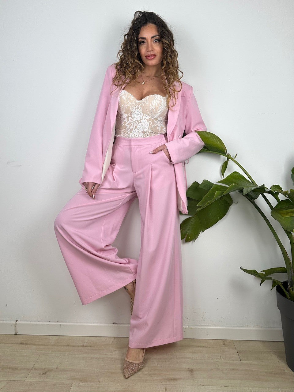 PANTALONI KATRIN LUMINA ROSA