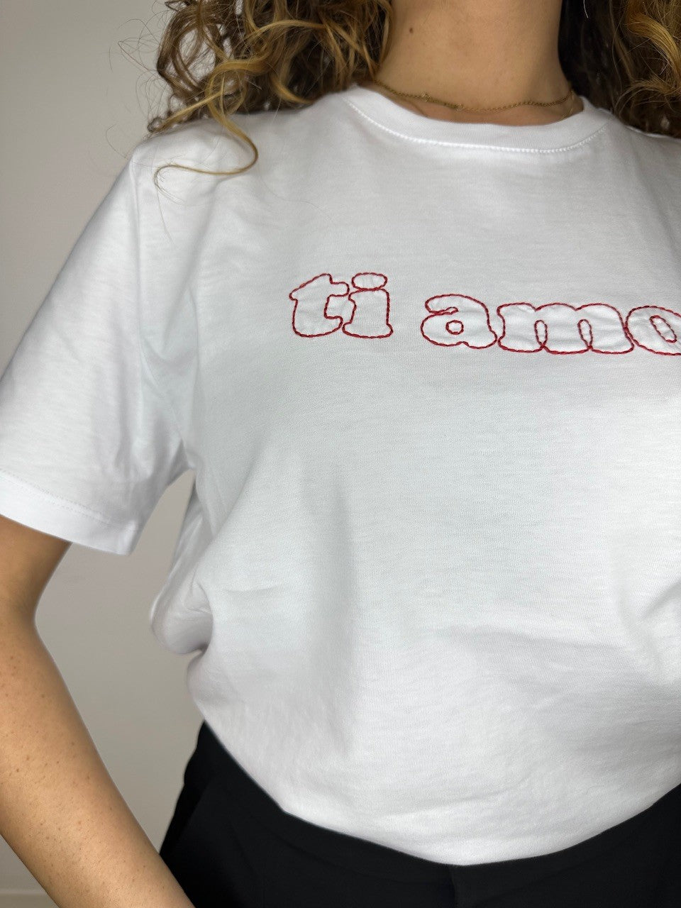 T-SHIRT TI AMO LUMINA