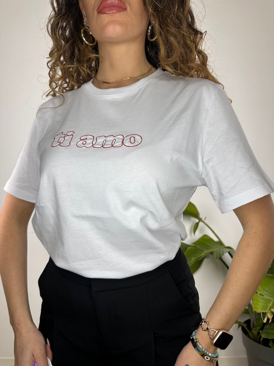 T-SHIRT TI AMO LUMINA