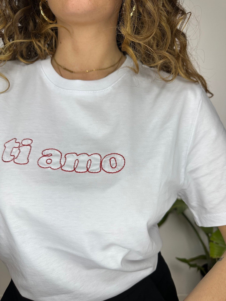 T-SHIRT TI AMO LUMINA