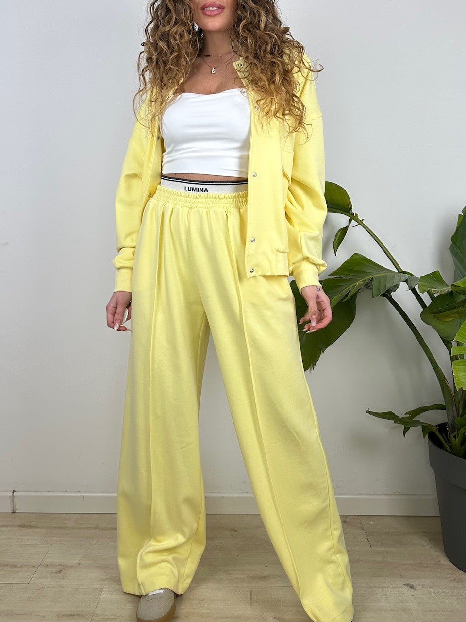 PANTALONI TUTA GLOV LUMINA GIALLO