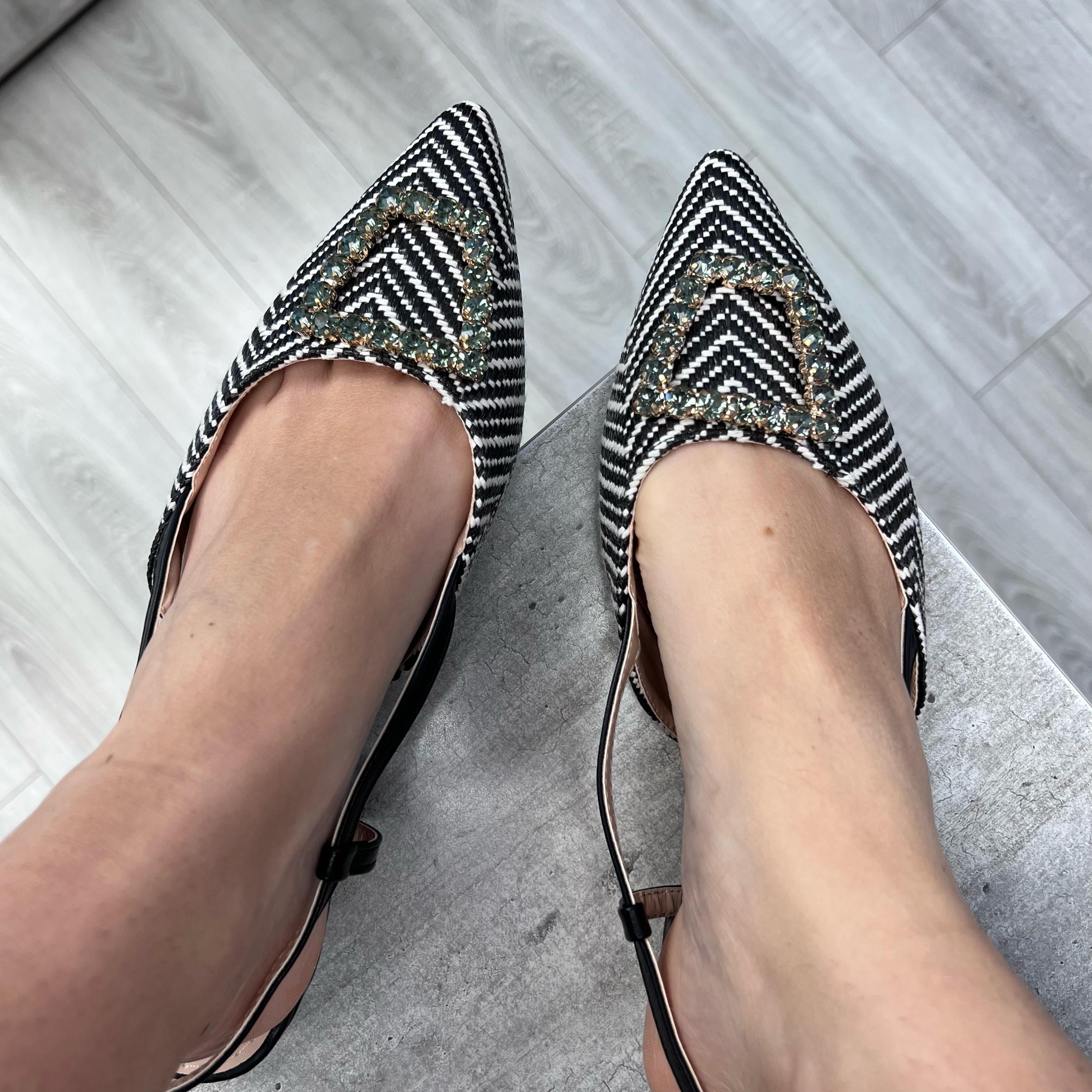 SLINGBACK VENICE NERO