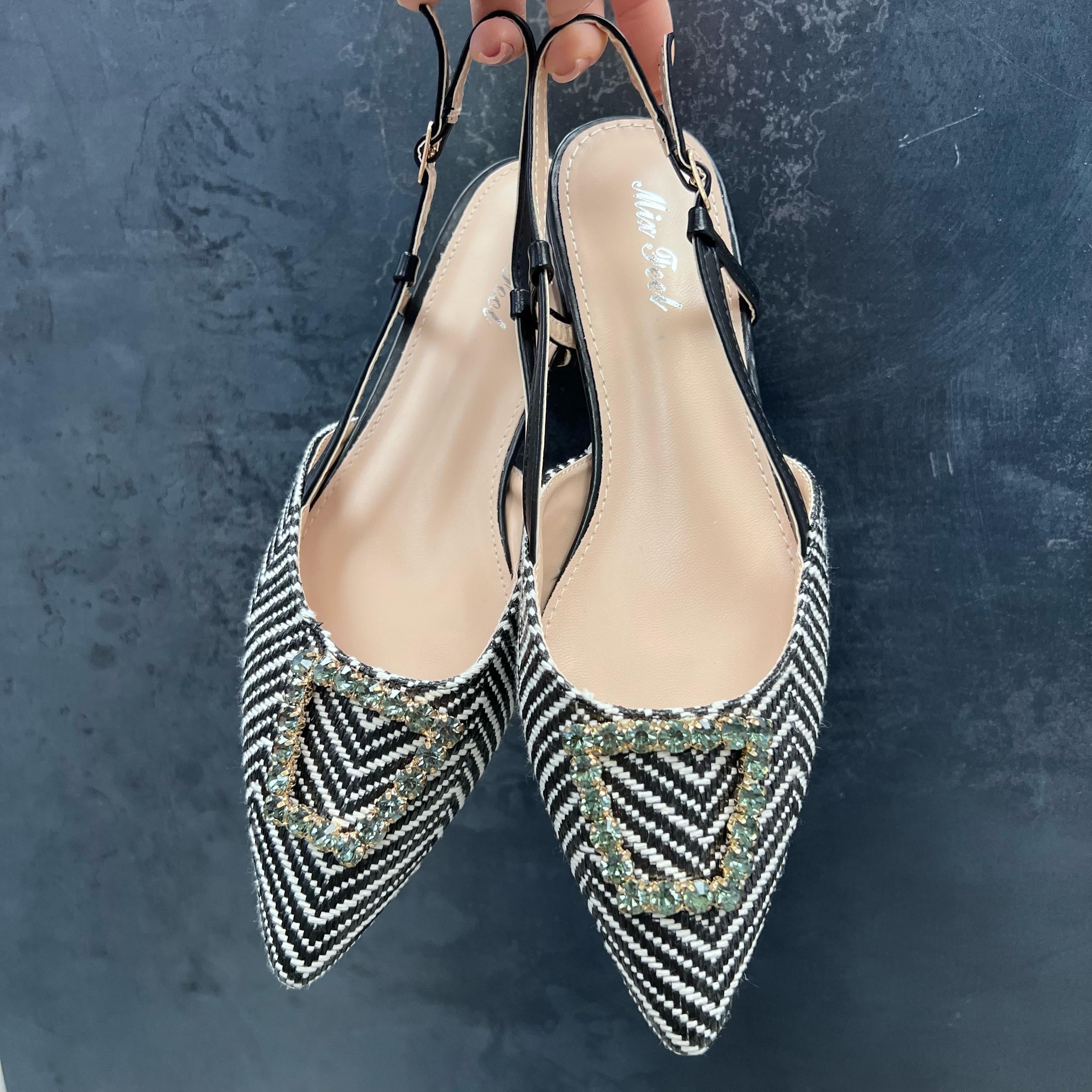 SLINGBACK VENICE NERO