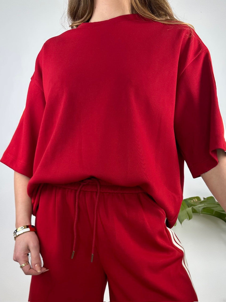 MAXI T-SHIRT ADY LUMINA ROSSA