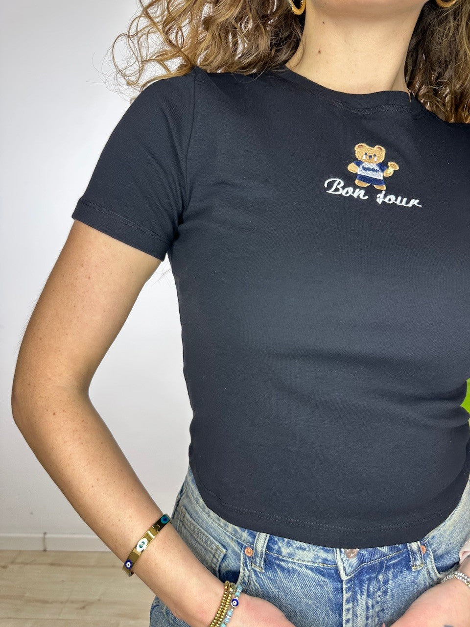 MAGLIA CROP JEN NERA