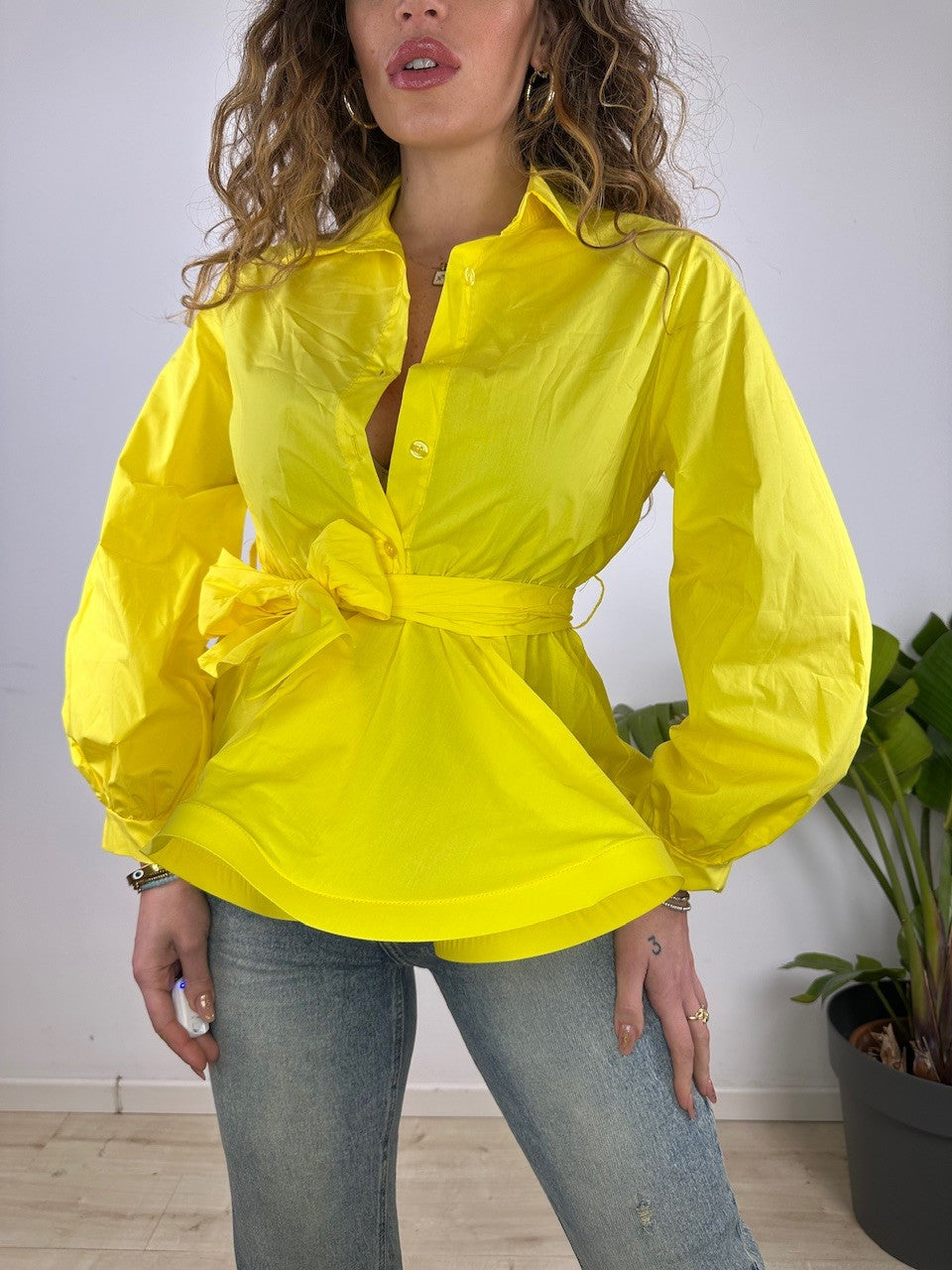 CAMICIA MONICA GIALLA